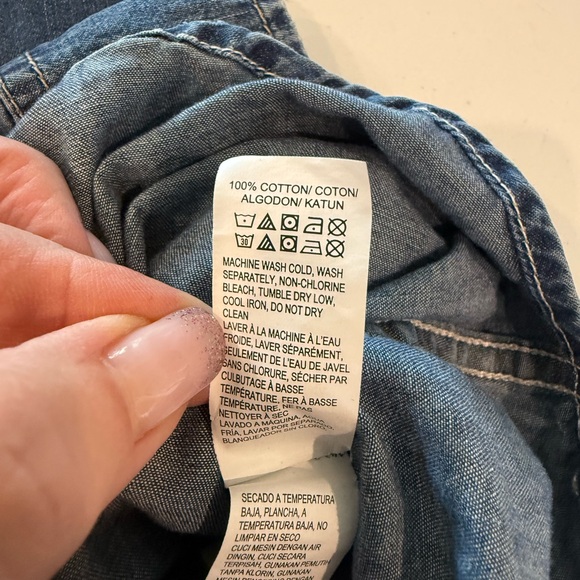 Lucky Brand Denim Western Snap-Front Shirt - Picture 5 of 5